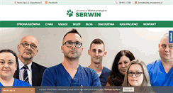 Desktop Screenshot of lecznicaserwin.pl